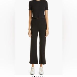 NWT ATM Anthony Thomas Melillo Rib Ankle Flare Pants